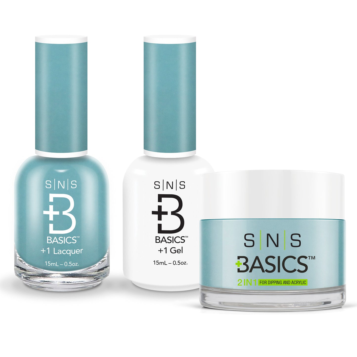 SNS Basics 3in1 Acrylic/Dipping Powder + Gel Polish + Nail Lacquer, 007 OK0928VD