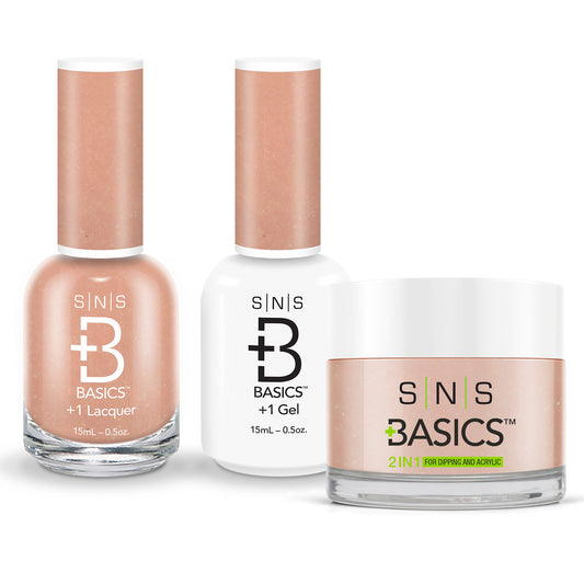 SNS Basics 3in1 Acrylic/Dipping Powder + Gel Polish + Nail Lacquer, 009 OK0928VD