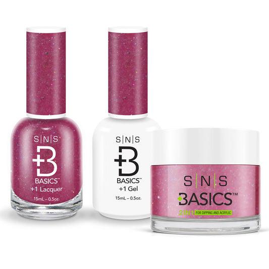 SNS Basics 3in1 Acrylic/Dipping Powder + Gel Polish + Nail Lacquer, 105 OK0928VD