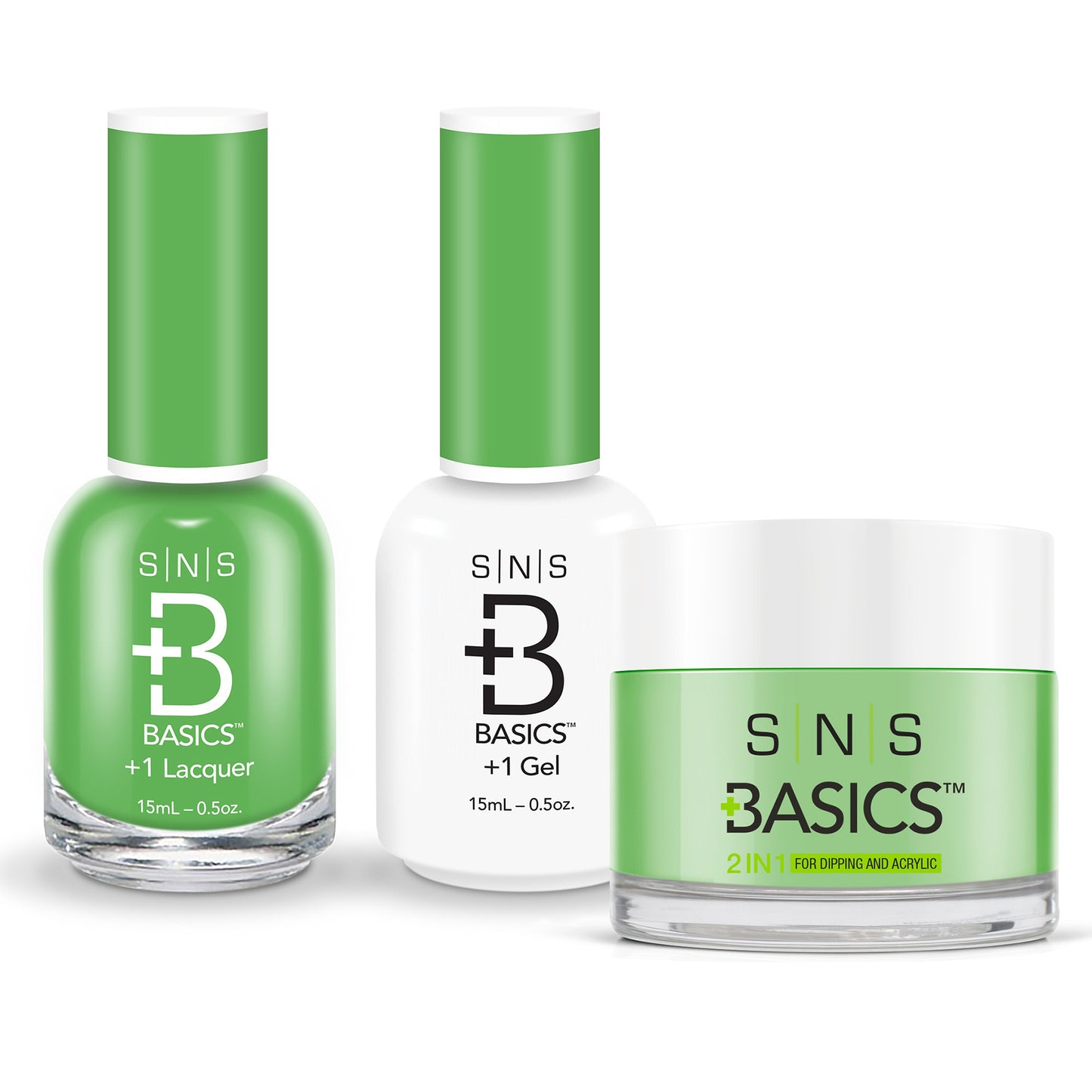 SNS Basics 3in1 Acrylic/Dipping Powder + Gel Polish + Nail Lacquer, 112 OK0928VD