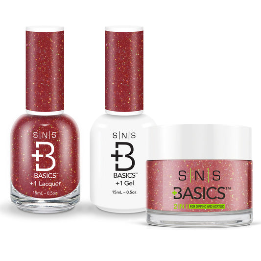 SNS Basics 3in1 Acrylic/Dipping Powder + Gel Polish + Nail Lacquer, 113 OK0928VD