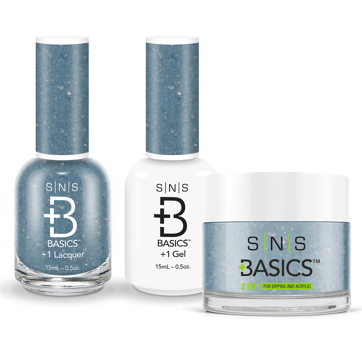 SNS Basics 3in1 Acrylic/Dipping Powder + Gel Polish + Nail Lacquer, 119 OK0928VD