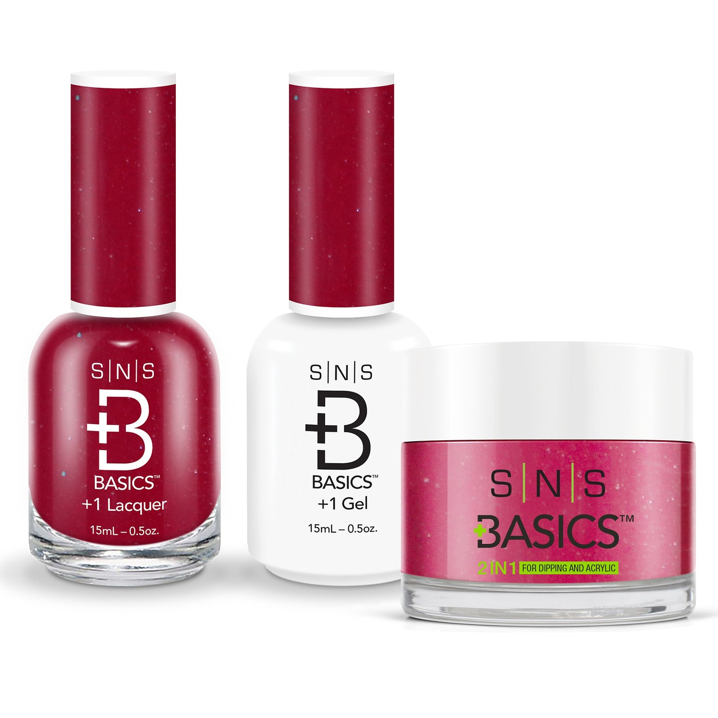 SNS Basics 3in1 Acrylic/Dipping Powder + Gel Polish + Nail Lacquer, 122 OK0928VD