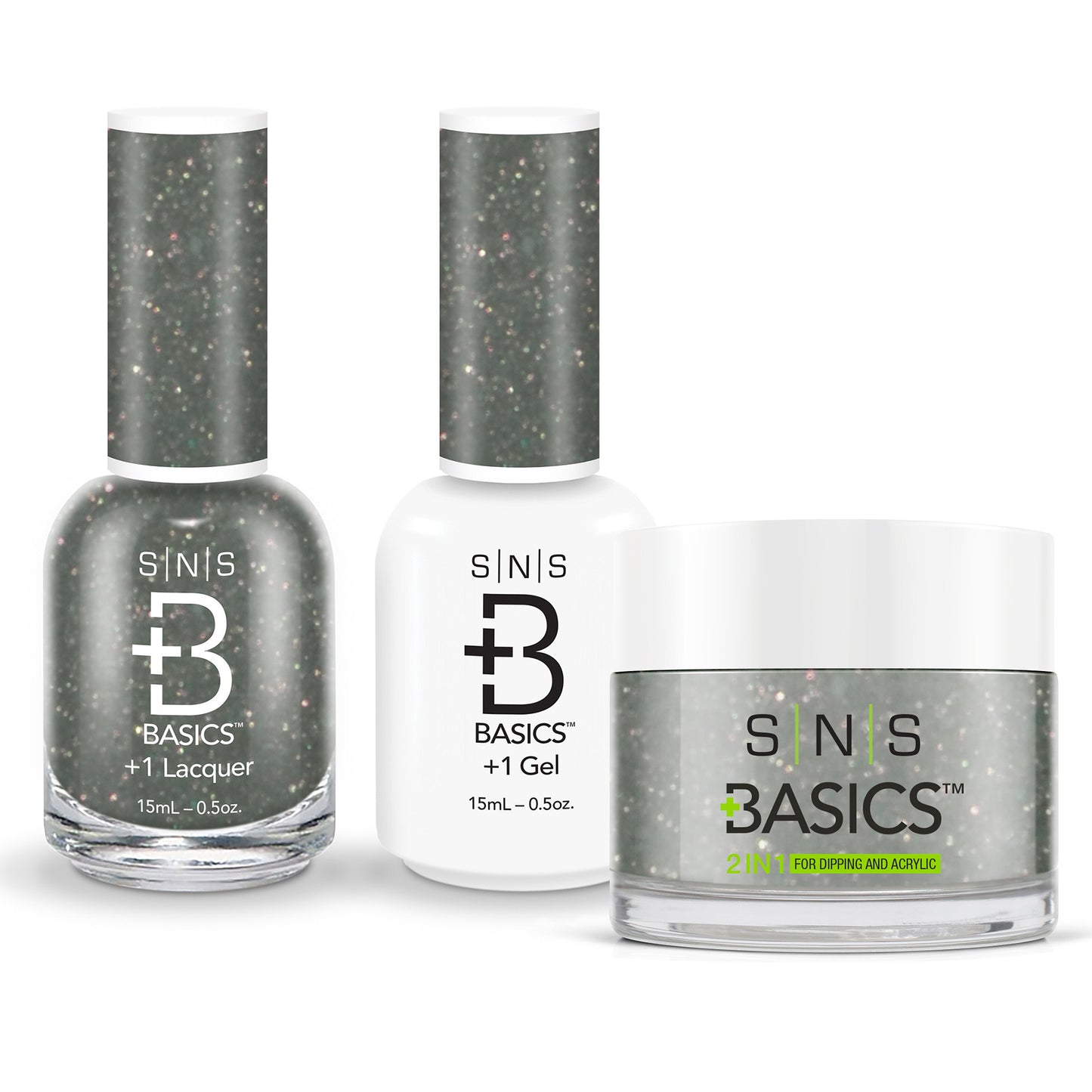 SNS Basics 3in1 Acrylic/Dipping Powder + Gel Polish + Nail Lacquer, 123 OK0928VD