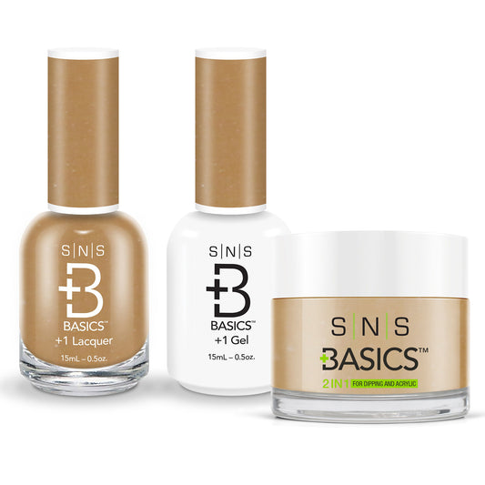 SNS Basics 3in1 Acrylic/Dipping Powder + Gel Polish + Nail Lacquer, 126 OK0928VD