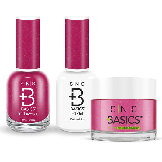 SNS Basics 3in1 Acrylic/Dipping Powder + Gel Polish + Nail Lacquer, 135 OK0928VD