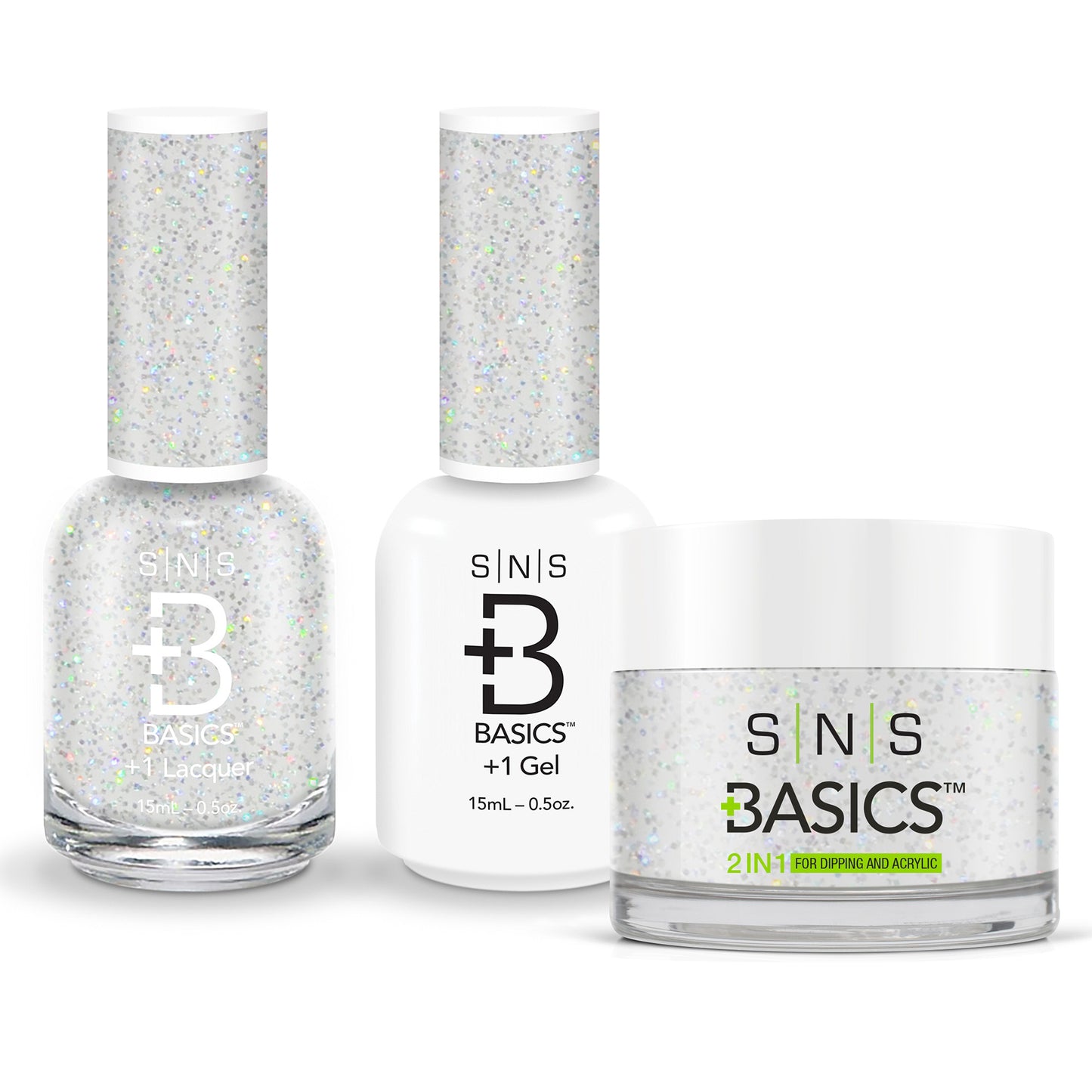 SNS Basics 3in1 Acrylic/Dipping Powder + Gel Polish + Nail Lacquer, 018 OK0928VD