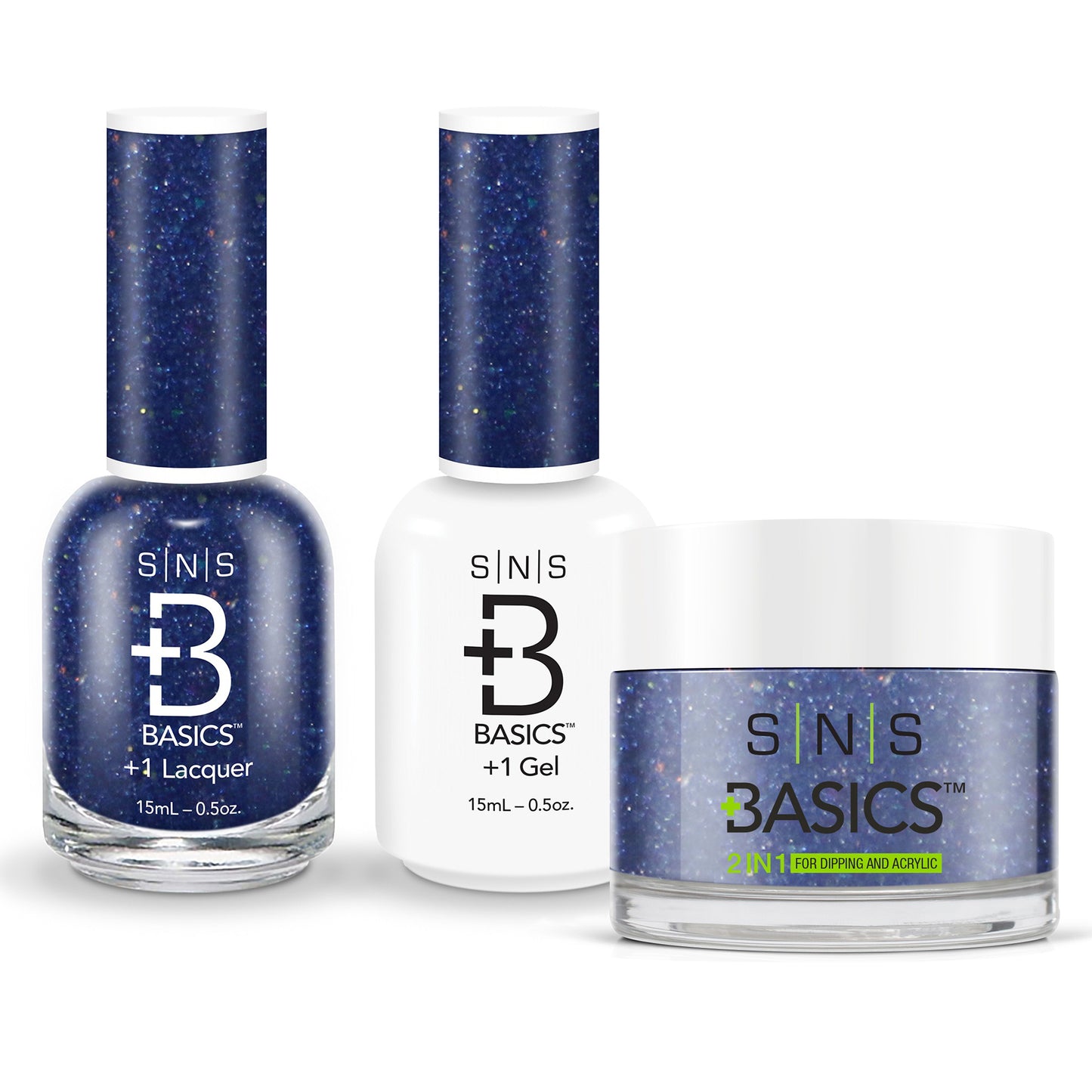 SNS Basics 3in1 Acrylic/Dipping Powder + Gel Polish + Nail Lacquer, 020 OK0928VD