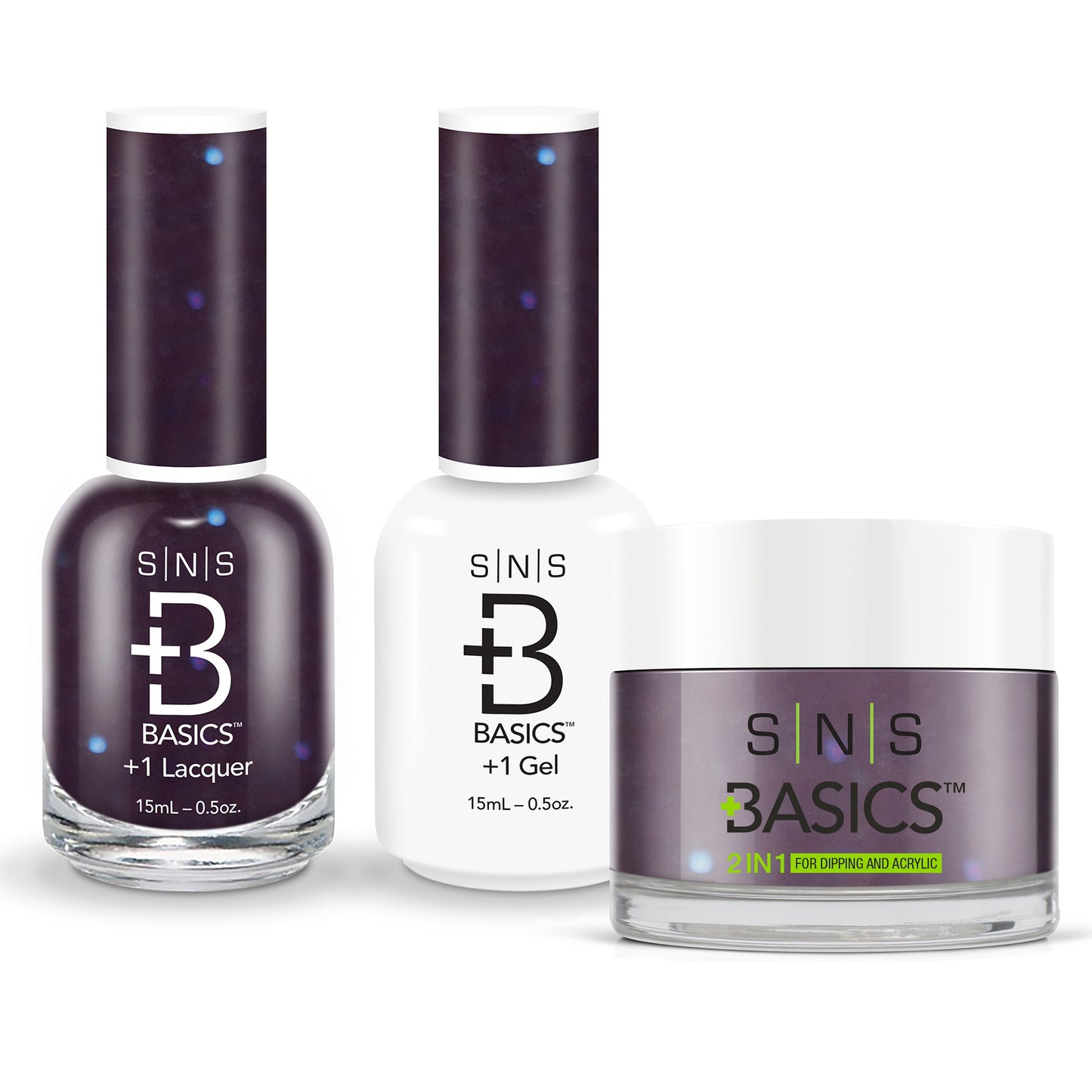 SNS Basics 3in1 Acrylic/Dipping Powder + Gel Polish + Nail Lacquer, 030 OK0928VD