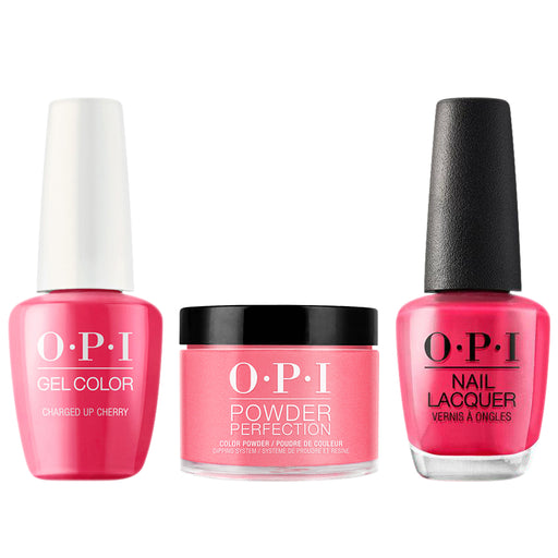 OPI 3in1, PPW4 Collection 2021, B35, Charged Up Cherry