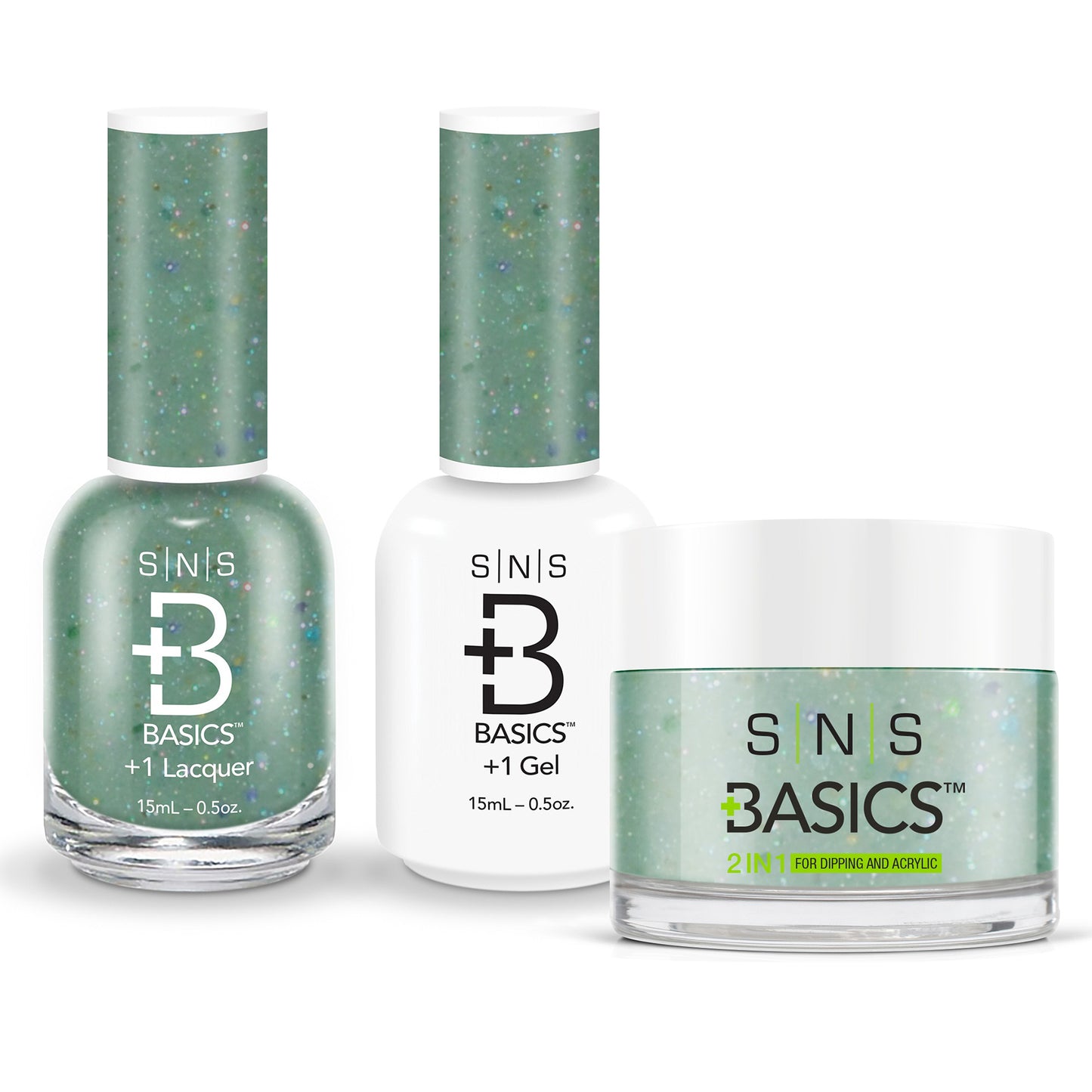 SNS Basics 3in1 Acrylic/Dipping Powder + Gel Polish + Nail Lacquer, 036 OK0928VD