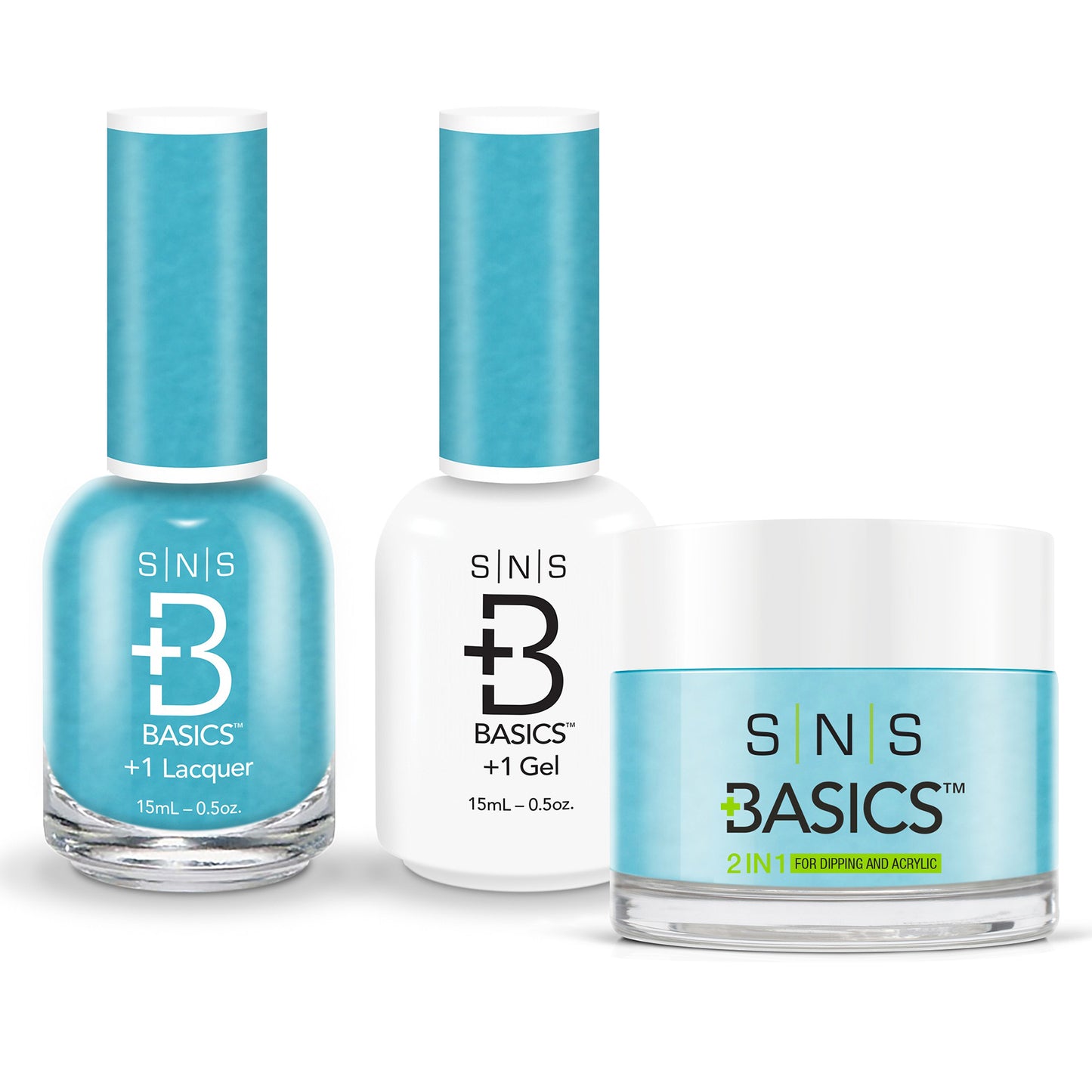 SNS Basics 3in1 Acrylic/Dipping Powder + Gel Polish + Nail Lacquer, 037 OK0928VD