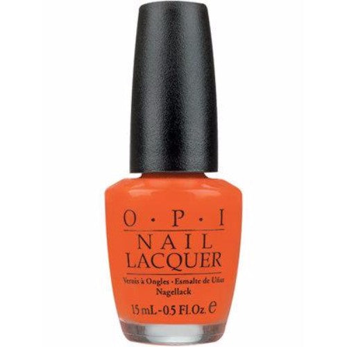 OPI Nail Lacquer, NL B39, Atomic Orange, 0.5oz KK1005