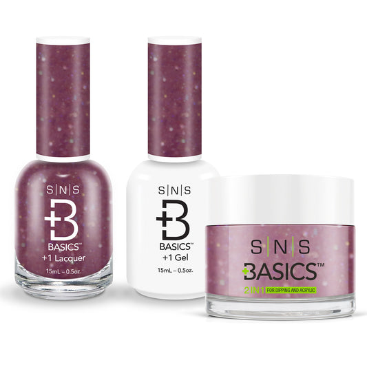 SNS Basics 3in1 Acrylic/Dipping Powder + Gel Polish + Nail Lacquer, 040 OK0928VD