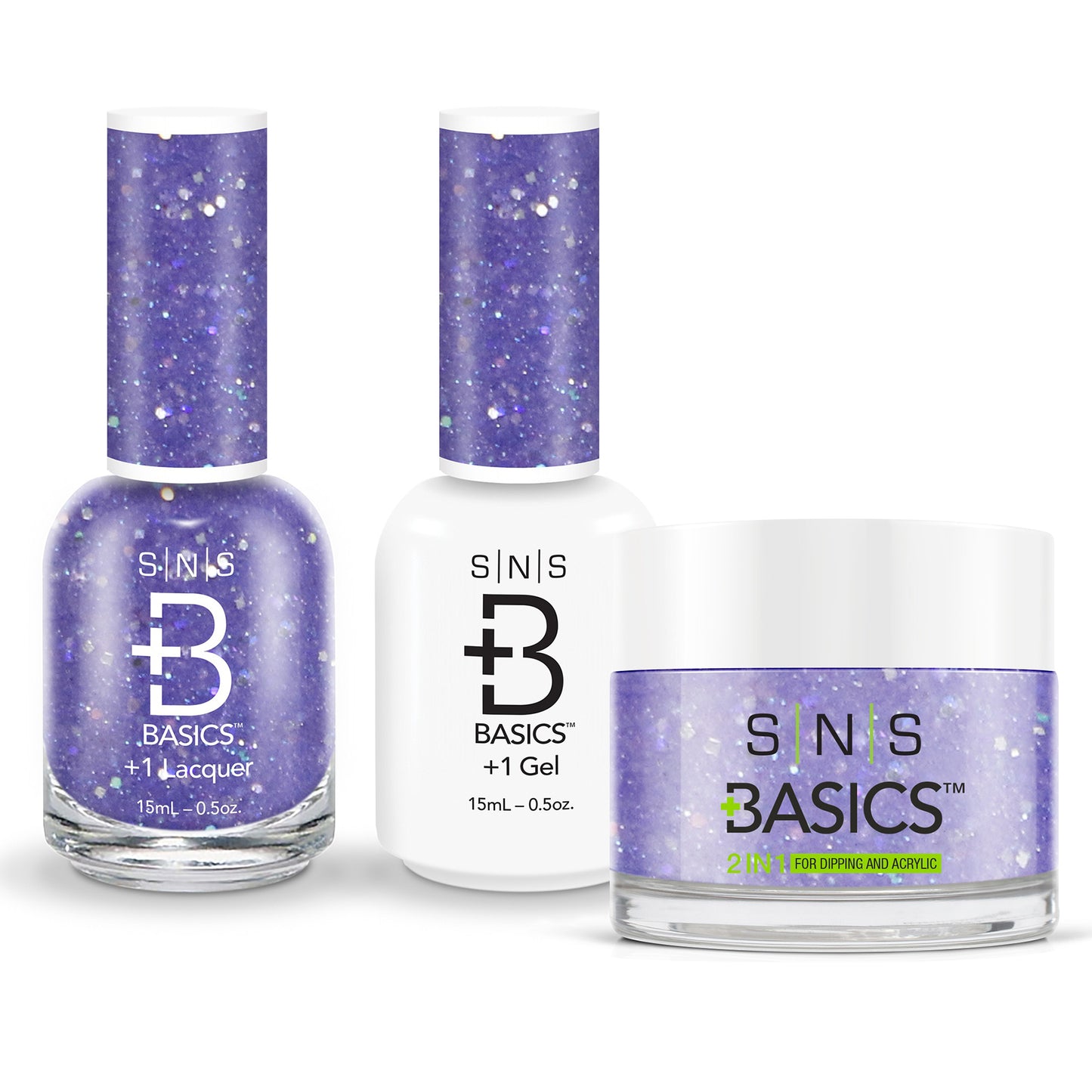 SNS Basics 3in1 Acrylic/Dipping Powder + Gel Polish + Nail Lacquer, 042 OK0928VD