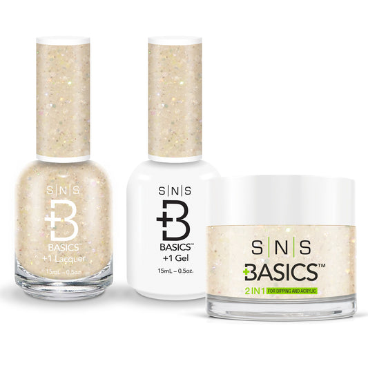 SNS Basics 3in1 Acrylic/Dipping Powder + Gel Polish + Nail Lacquer, 043 OK0928VD