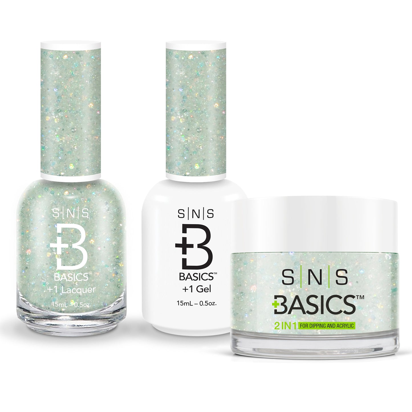 SNS Basics 3in1 Acrylic/Dipping Powder + Gel Polish + Nail Lacquer, 050 OK0928VD