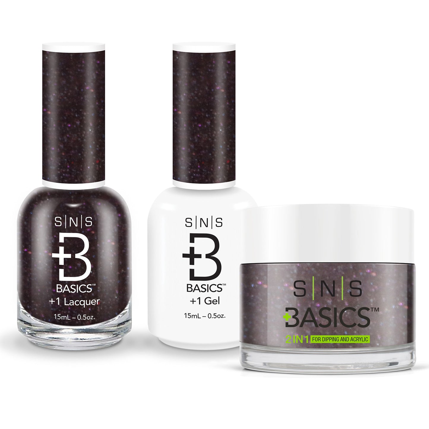 SNS Basics 3in1 Acrylic/Dipping Powder + Gel Polish + Nail Lacquer, 052 OK0928VD