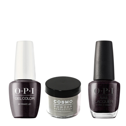 Cosmo 3in1 Dipping Powder + Gel Polish + Nail Lacquer (Matching OPI), 2oz, CB59