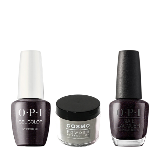 Cosmo 3in1 Dipping Powder + Gel Polish + Nail Lacquer (Matching OPI), 2oz, CB59