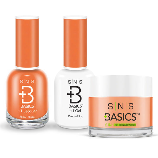 SNS Basics 3in1 Acrylic/Dipping Powder + Gel Polish + Nail Lacquer, 060 OK0928VD