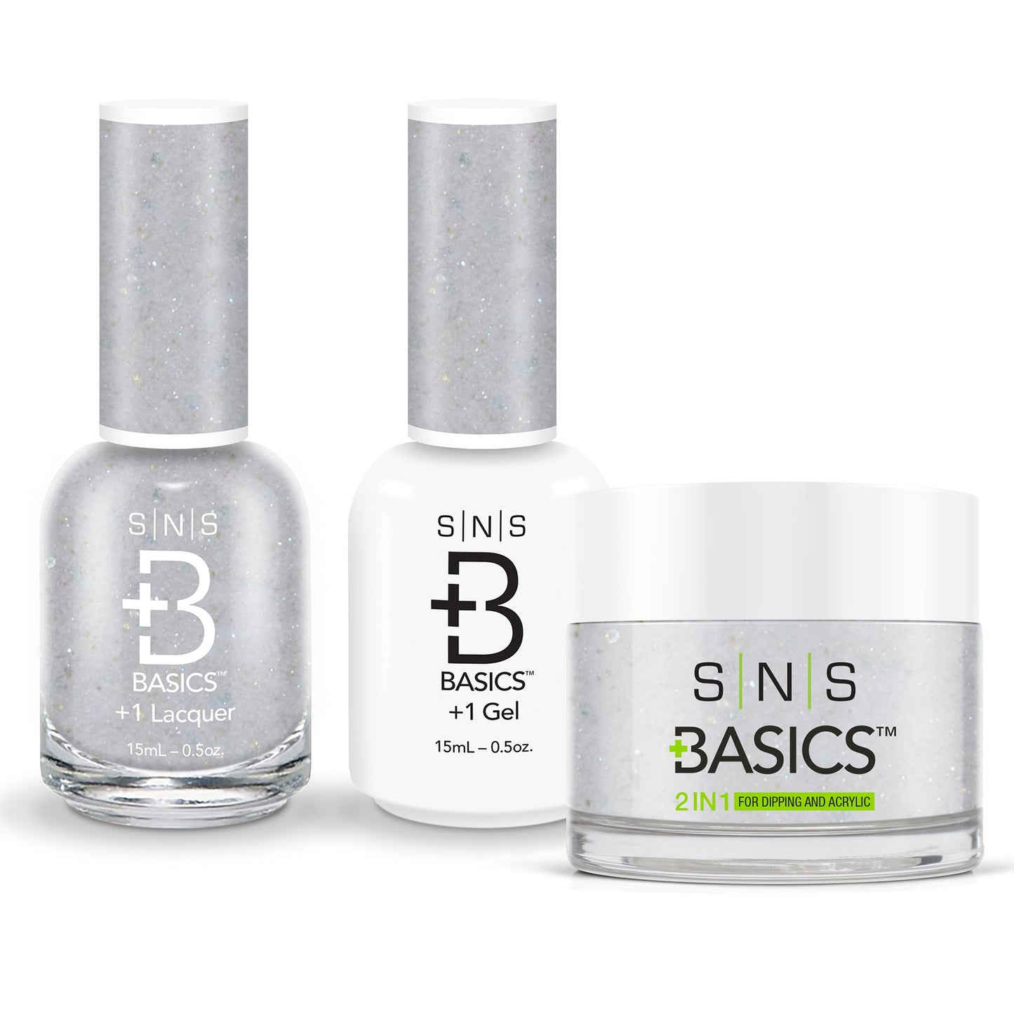 SNS Basics 3in1 Acrylic/Dipping Powder + Gel Polish + Nail Lacquer, 077 OK0928VD