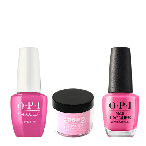 Cosmo 3in1 Dipping Powder + Gel Polish + Nail Lacquer (Matching OPI), 2oz, CB86