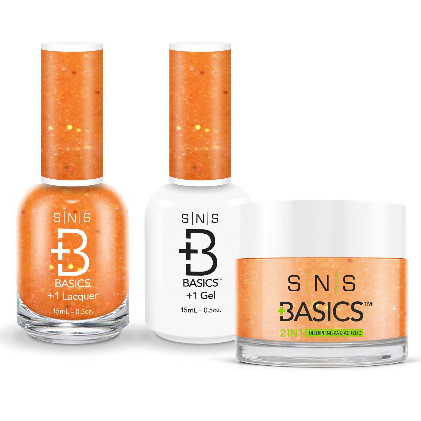 SNS Basics 3in1 Acrylic/Dipping Powder + Gel Polish + Nail Lacquer, 099 OK0928VD