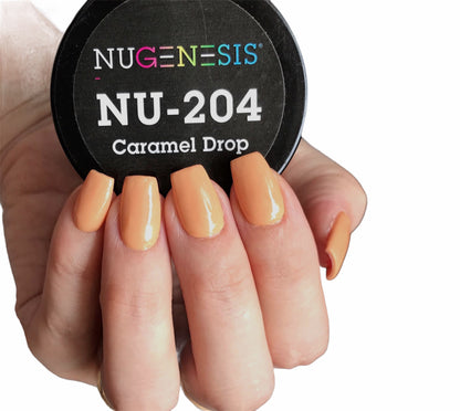 Nugenesis Dipping Powder, NU 204, Caramel Drop, 2oz MH1005