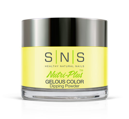 SNS Gelous Dipping Powder, Bare To Dare Collection, BD01, Fashionista Yellow, 1oz OK0320VD