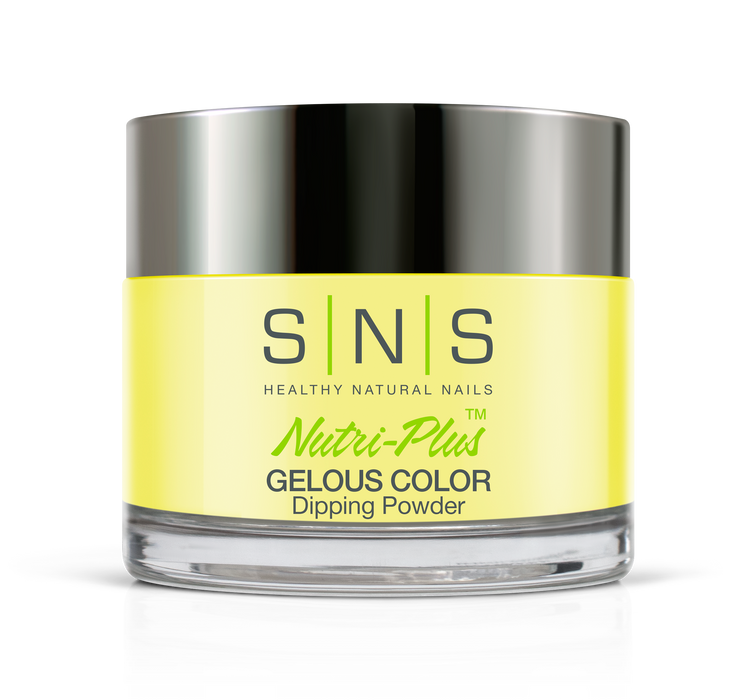 SNS Gelous Dipping Powder, Bare To Dare Collection, BD01, Fashionista Yellow, 1oz OK0320VD