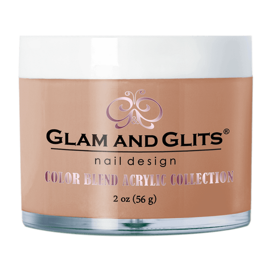 G & G Color Blend Acrylic Powder, BL3050, Chestnut, 2oz