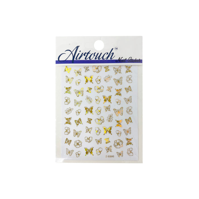 Airtouch Hollo 3D Nail Art Sticker, Butterfly Collection, BU03, Z-D3840 OK0806LK