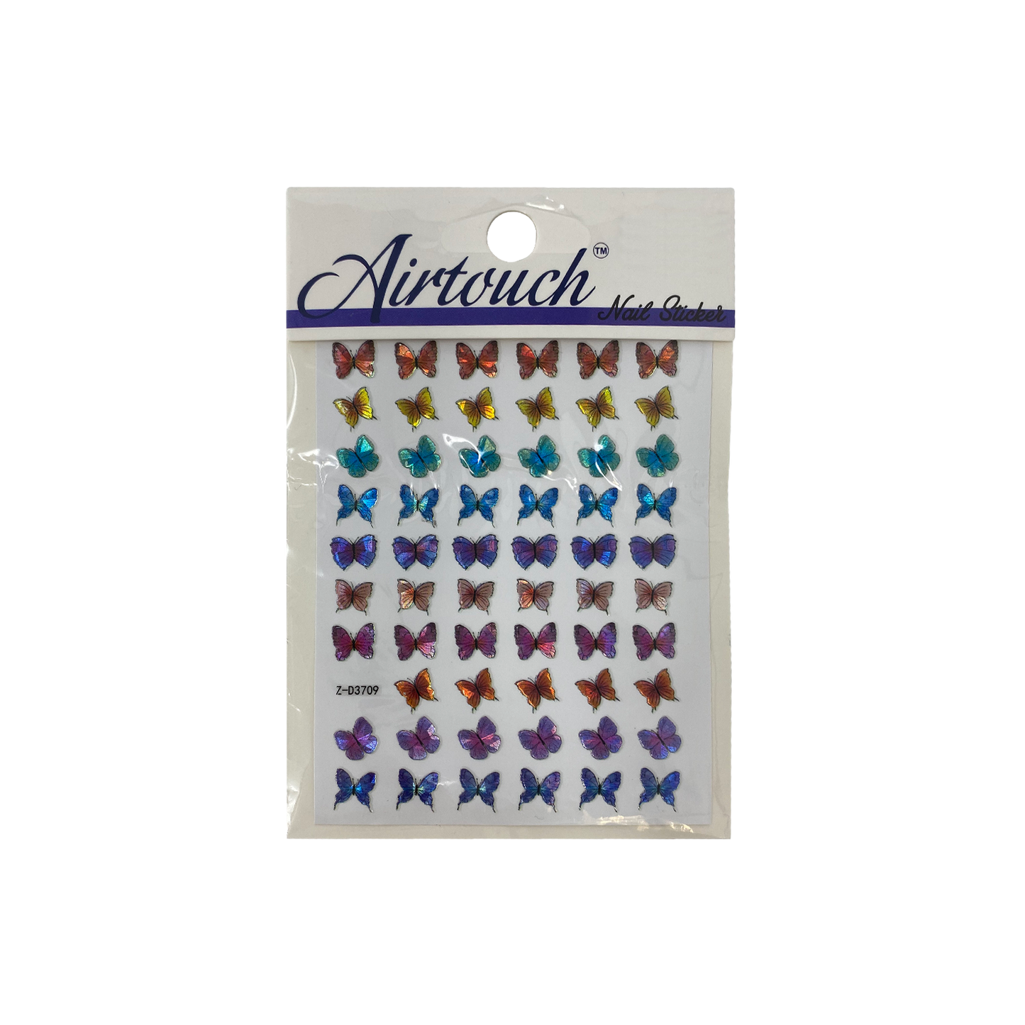 Airtouch Hollo 3D Nail Art Sticker, Butterfly Collection, BU05, Z-D3709 OK0806LK