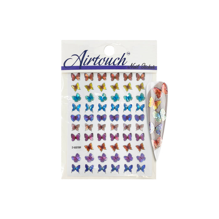 Airtouch Hollo 3D Nail Art Sticker, Butterfly Collection, BU05, Z-D3709 OK0806LK