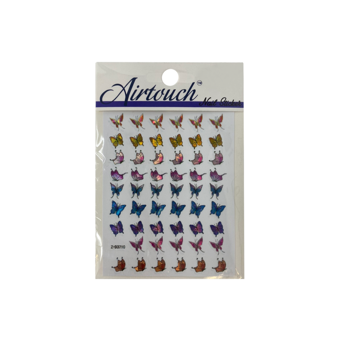 Airtouch Hollo 3D Nail Art Sticker, Butterfly Collection, BU06, Z-D3710 OK0806LK