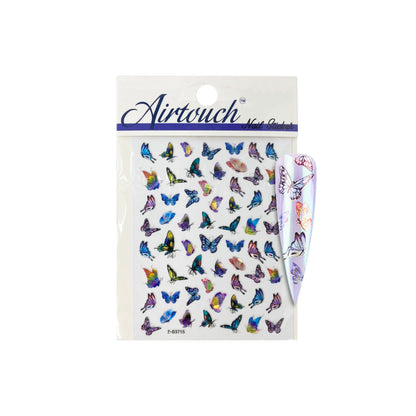 Airtouch Hollo 3D Nail Art Sticker, Butterfly Collection, BU11, Z-D3715 OK0806LK