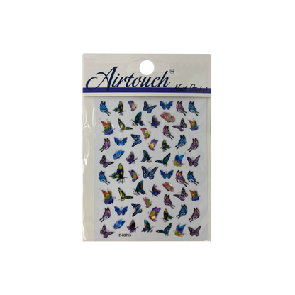 Airtouch Hollo 3D Nail Art Sticker, Butterfly Collection, BU11, Z-D3715 OK0806LK