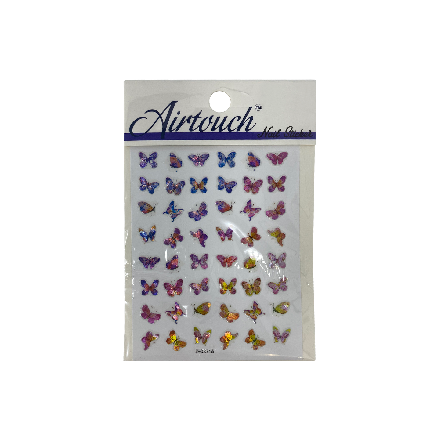 Airtouch Hollo 3D Nail Art Sticker, Butterfly Collection, BU12, Z-D3716 OK0806LK