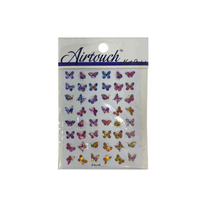 Airtouch Hollo 3D Nail Art Sticker, Butterfly Collection, BU12, Z-D3716 OK0806LK