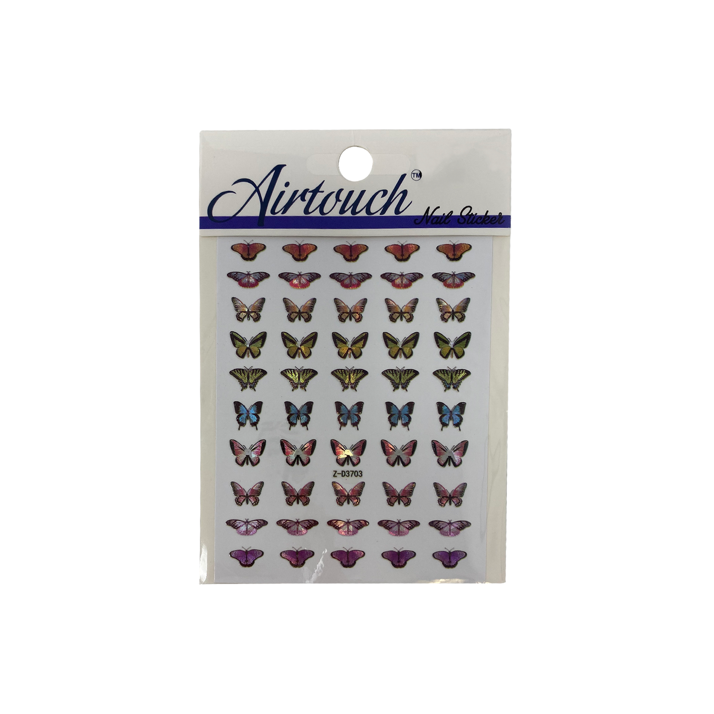 Airtouch Hollo 3D Nail Art Sticker, Butterfly Collection, BU17, Z-D3703 OK0806LK