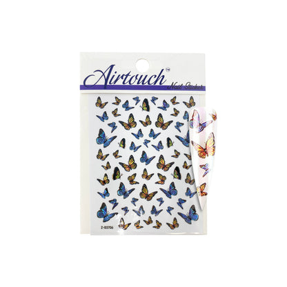 Airtouch Hollo 3D Nail Art Sticker, Butterfly Collection, BU20, Z-D3706 OK0806LK