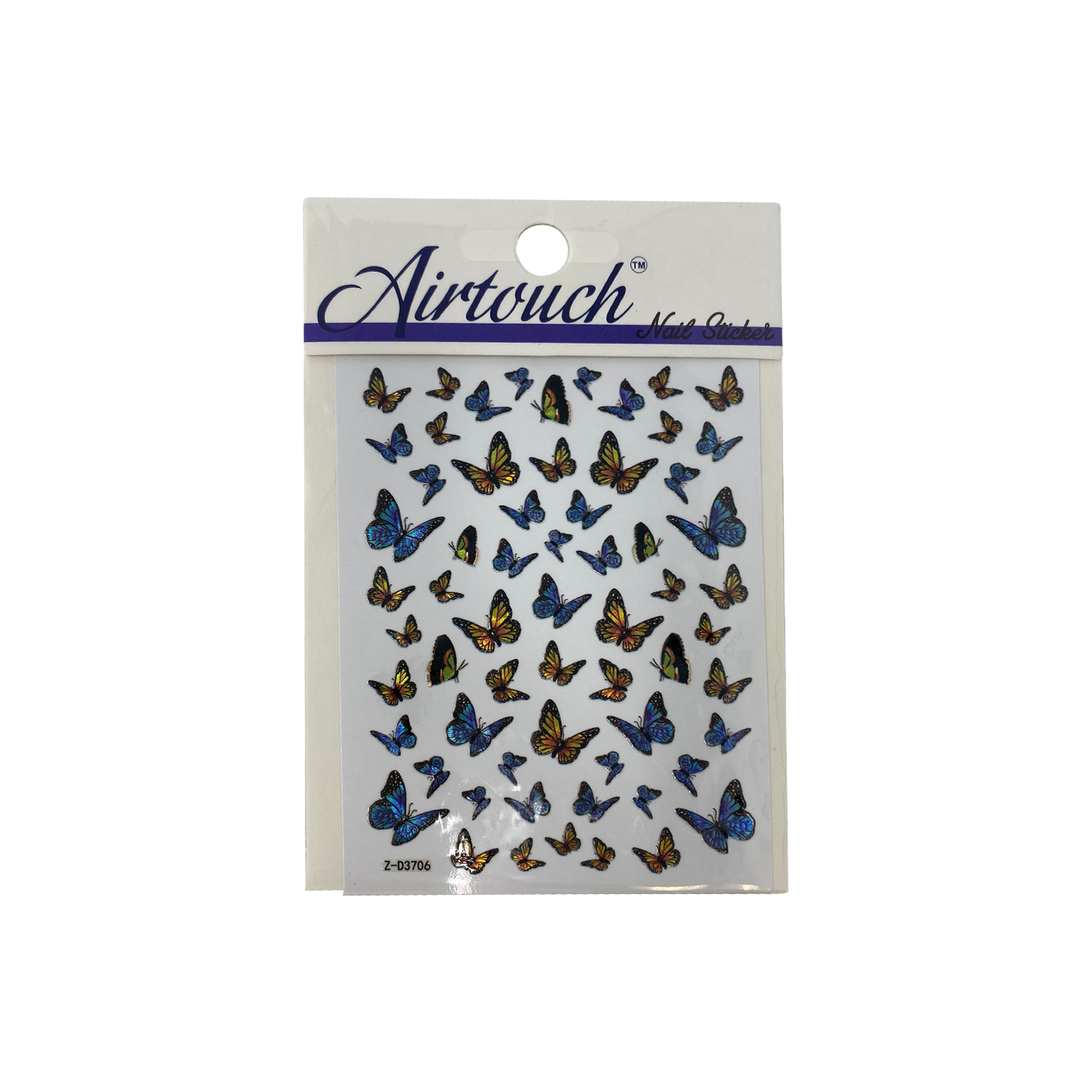 Airtouch Hollo 3D Nail Art Sticker, Butterfly Collection, BU20, Z-D3706 OK0806LK