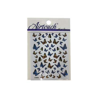 Airtouch Hollo 3D Nail Art Sticker, Butterfly Collection, BU20, Z-D3706 OK0806LK