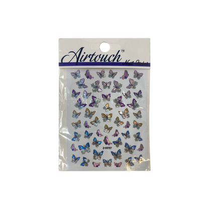 Airtouch Hollo 3D Nail Art Sticker, Butterfly Collection, BU21, Z-D3707 OK0806LK