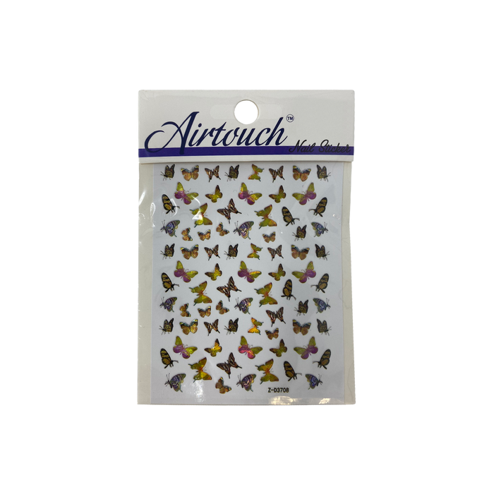 Airtouch Hollo 3D Nail Art Sticker, Butterfly Collection, BU22, Z-D3708 OK0806LK