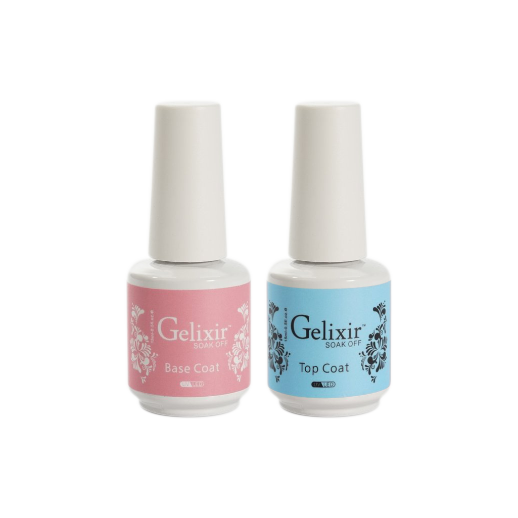 Gelixir Base Coat & Top Coat, 0.5oz