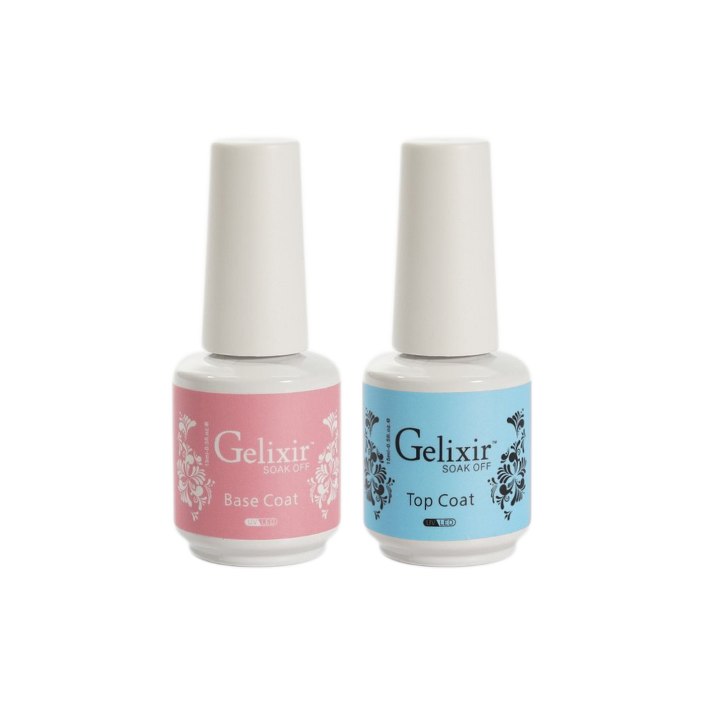 Gelixir Base Coat & Top Coat, 0.5oz
