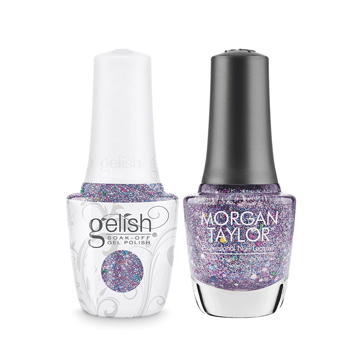 Gelish Gel Polish & Morgan Taylor Nail Lacquer, Rocketman Collection, 1410352, Bedazzle Me OK0425VD