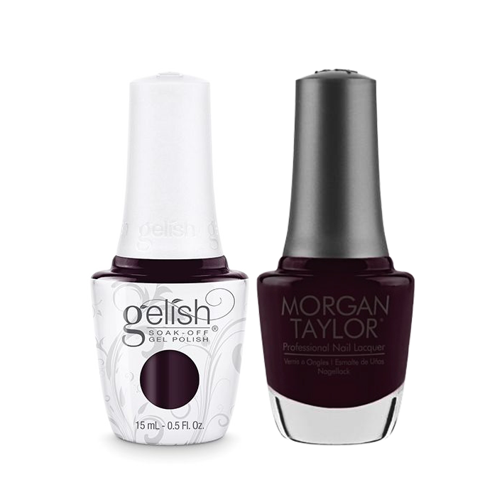 Gelish Gel Polish & Morgan Taylor Nail Lacquer, Bella's Vampire, 0.5oz, 1110828 + 50054 KK0907